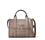 The leather pequeño tote bag Marc Jacobs cemento